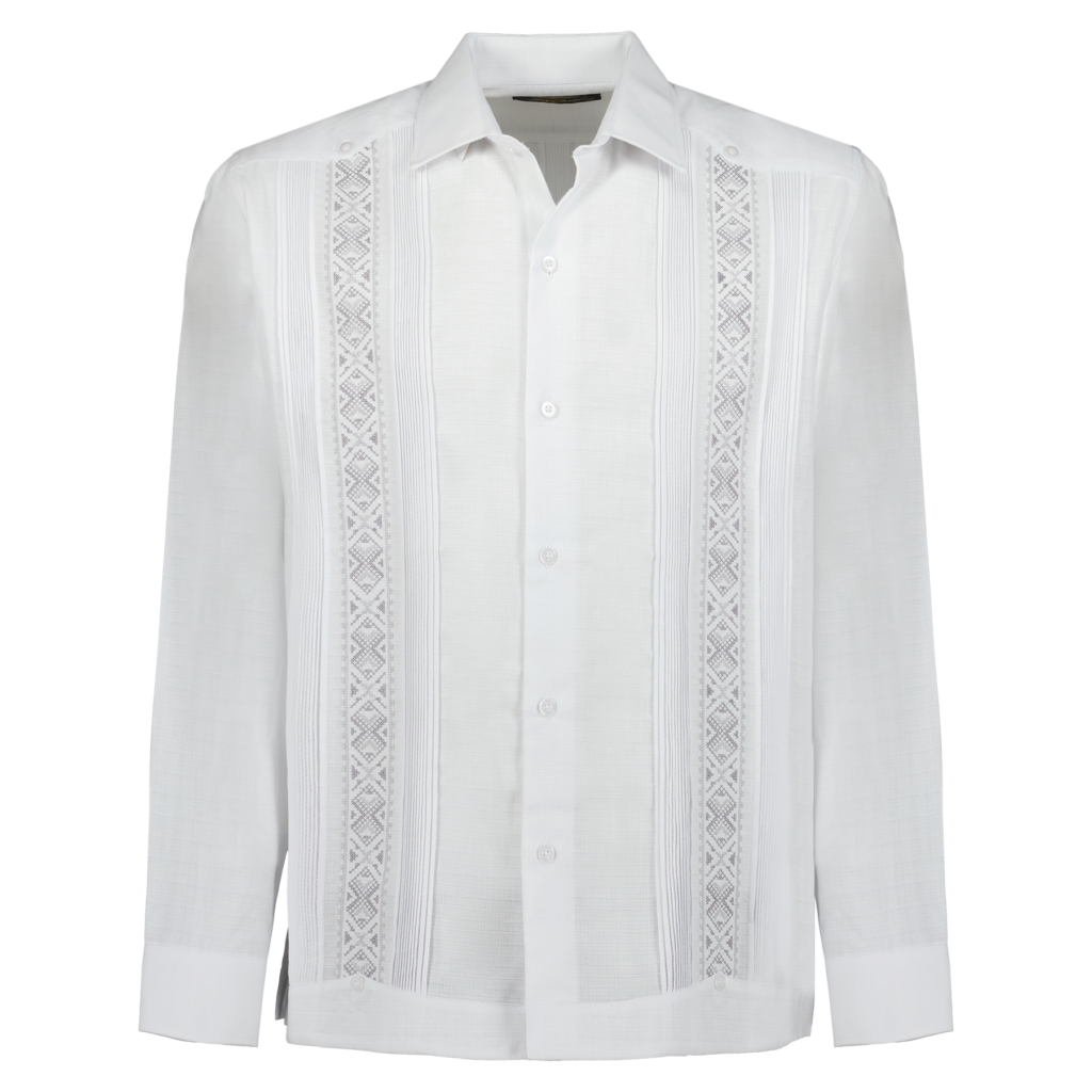 GUAYABERA LINO FLAME CABALLERO ARMANDO ML BLANCO – Chatré